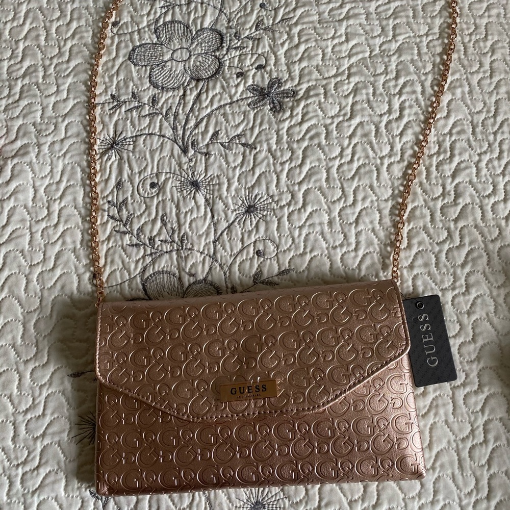 Small GUESS purse ( Rosegold)